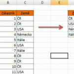 Odstranění duplicit v Excel 2007