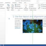 First look at Word 2013