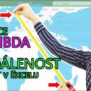 (Čeština) Vzdálenost dvou měst v Excelu - funkce LAMBDA a datový typ zeměpis